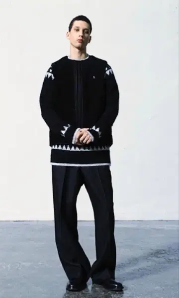 The RERACS 리라 모헤어 니트 노르딕 스티븐 앨런