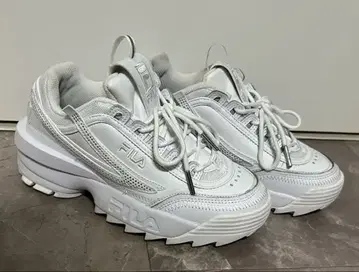 FILA 반짝이 스니커즈 24cm 통굽