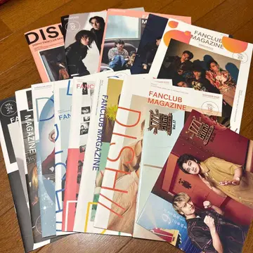 DISH// 회보 FANCLUB MAGAZINE 14권 세트