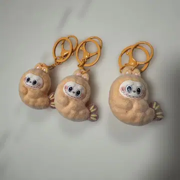 라부부 새우튀김 키링 3개 세트 labubu