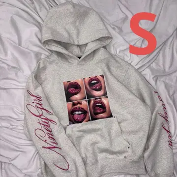 9090 girl Rip Print Hoodie