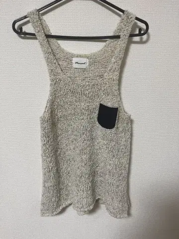 Mansart 그레이 니트 베스트