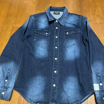 RETROENGINE 데님 셔츠 Medium