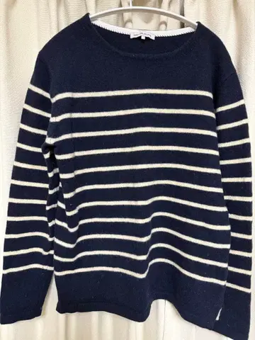 그린 레이블 릴랙싱 스트라이프 스웨터