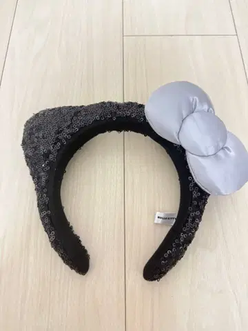 유니버설 키티 머리띠 블랙