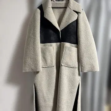 EMODA 리버서블 롱 코트 F