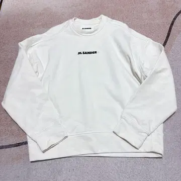 JIL SANDER 화이트 맨투맨 S