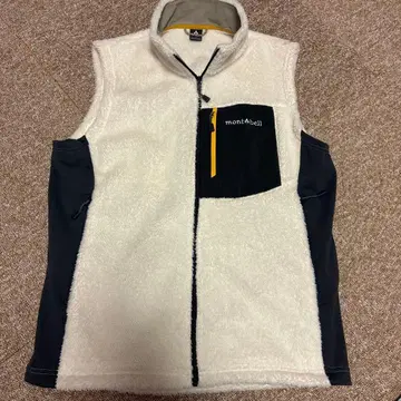 새상품급 mont-bell 밤 플리스 베스트 남성용