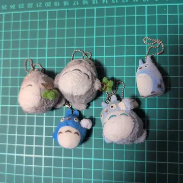 이웃집 토토로 키체인 키링 대토토로 중토토로 5개 세트