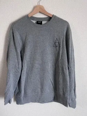HUF 그레이 맨투맨