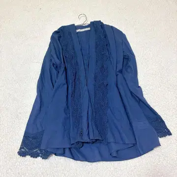[ ASKNOWASDEBASE ] 레이스 가디건(2) 네이비 고급 겉옷