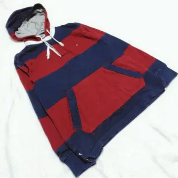 KN0547 [타미힐피거] 후드티 M 후디 보더 드로스트