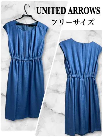 [ 새상품급 ] 유나이티드 애로우즈 크루넥 슬리브리스 원피스