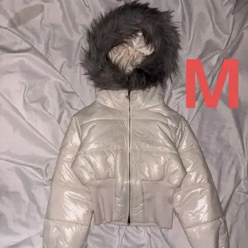 9090 girl Fur Hooded Puffer Jacket