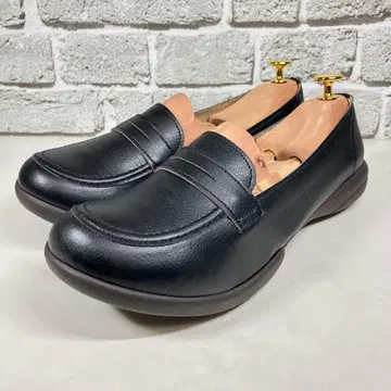 [ 미사용급 ] Re:getA 캐주얼 코인 로퍼 블랙 LL 25-25.5