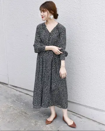 ships 레오파드 카센 원피스 프리 사이즈