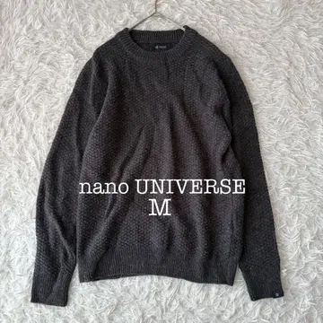 나노 유니버스 스웨터 차콜 그레이 M 아크릴 혼방 심플한 디자인