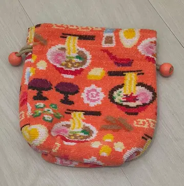 페이 복조리 파우치 라멘잇초 새상품급