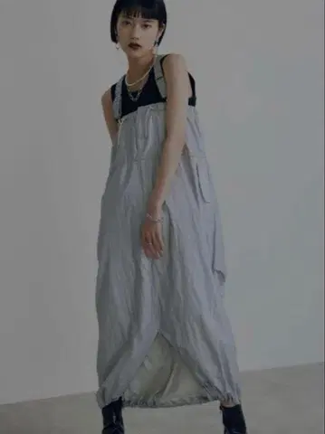 ameri vintage MANYWAY 서스펜더 스커트