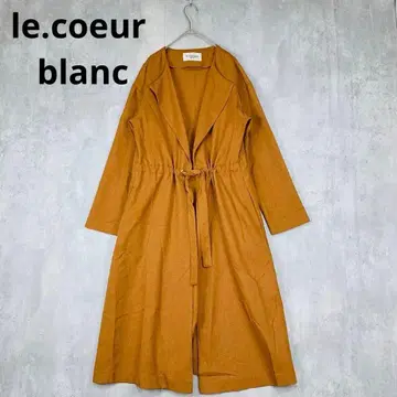 르쿠르블랑 드로스트 노카라 코트 브라운 가운 봄/가을/겨울