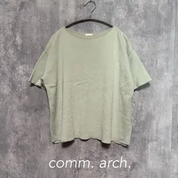 comm. arch. 코무아치 반팔 니트 코튼 100
