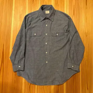 vintage JCPenney 'BIG MAC' 샴브레이 셔츠 70s