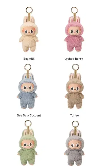 Labubu 1세대 6색 세트