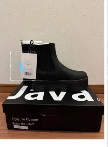 새상품 L 사이즈 Java 사이드 고어 부츠 블랙 L