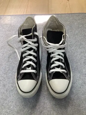 CONVERSE 블랙 하이컷 스니커즈 27.5cm