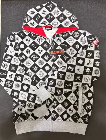 미사용품 가면라이더 집업 후드티 BANDAI 15주년 기념