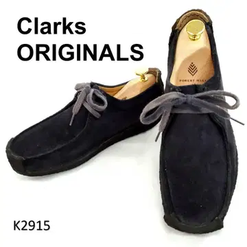 클락스 오리지널스 나탈리 스웨이드 블랙 모카신 UK6.5