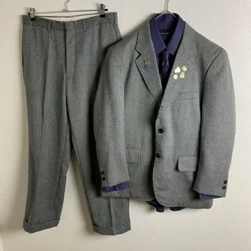 셋업 코디 헤링본 넥타이 셔츠 페이즐리 성인식 비즈니스