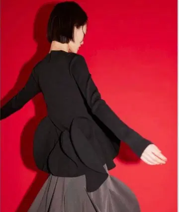 [ OMMO ] 니트 다크 그레이