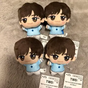 남코 한정판 TWS 투아스 SD 인형 JIHOON 지훈 4개 세트