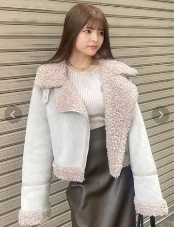 MURUA 무루아 스웨이드 무스탕 자켓