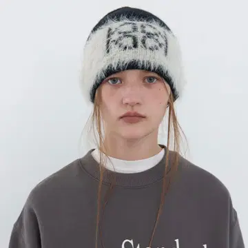 kijun Emblem Knit 비니 니트 모자