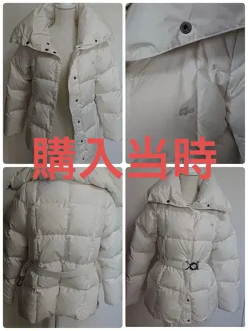 가격 인하 라코스테 존재감 여성용 다운