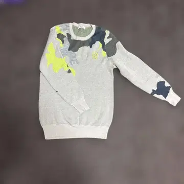 Russeluno 카모플라쥬 패턴 니트 스웨터 M 사이즈 (4)