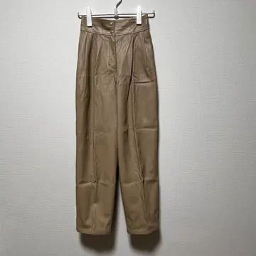 moussy 에코 가죽 하이웨스트 팬츠