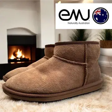 EMU Australia 어그 부츠 샌드베이지 양가죽 울 시프스킨