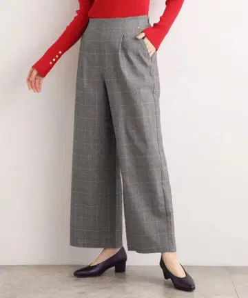 glove/속기모 와이드 팬츠