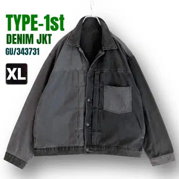 1st 데님 자켓 페이드 블랙/클레이지 GU 343731 XL