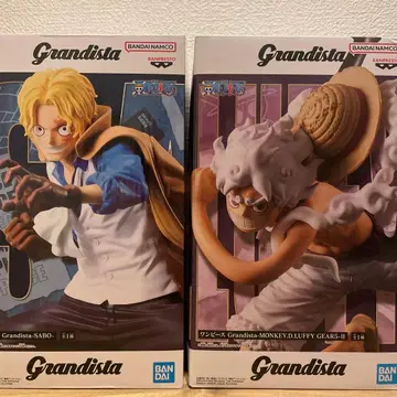 ONE PIECE Grandista 사보 루피 기어5 피규어 세트