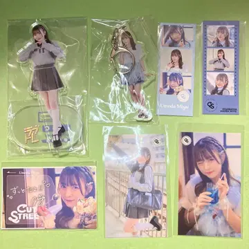 새상품 미개봉 우메다 미유 아크릴 스탠드 아크릴 키링 카드