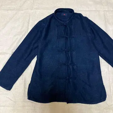 45rpm 인디고 염색 차이나 셔츠