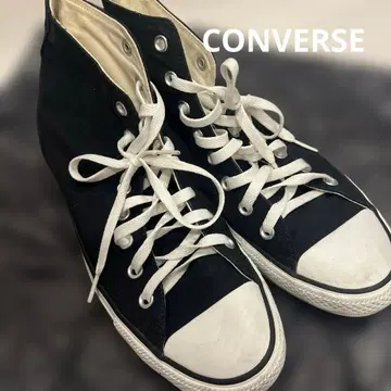 CONVERSE 블랙 하이컷 스니커즈