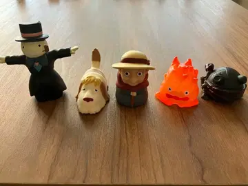 [레어] 지브리 하울의 움직이는 성 피규어 5체 세트