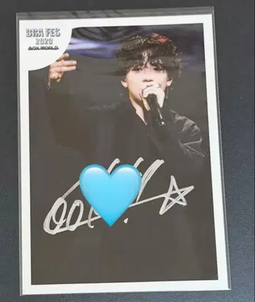 스파드라 다나카 코키 브로마이드 친필 사인