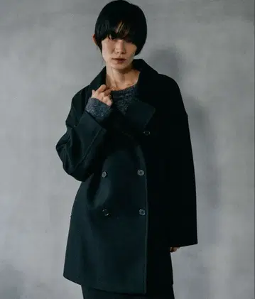 울리 더블 미들 코트 498550