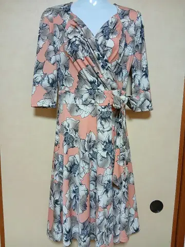 부즈루드 꽃무늬 카슈쿨 원피스 7부 소매